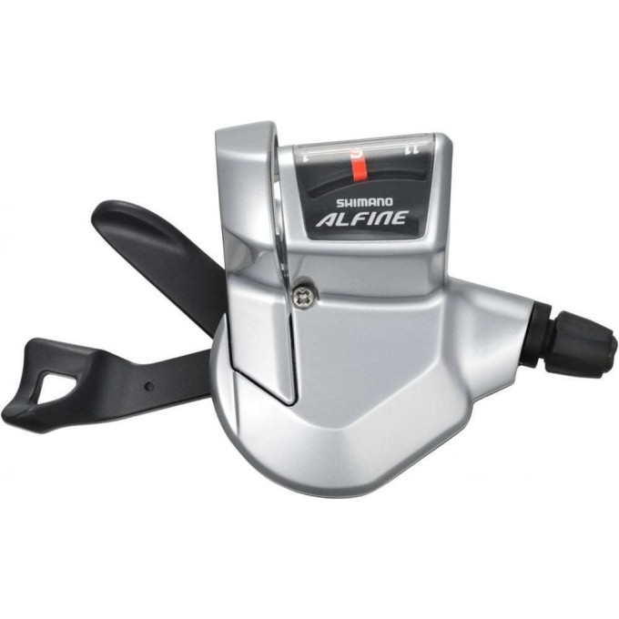 Шифтер SHIMANO ALFINE, S700, серебристый, 11 скоростей, трос+оплетка, для СJ-S700 ISLS700210LS